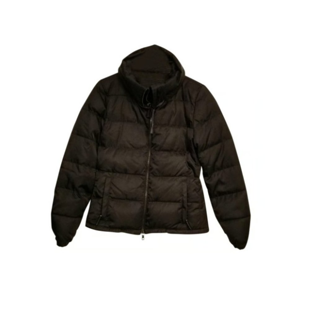Prada Black Puffy Down Feather Jacket SIZE 0